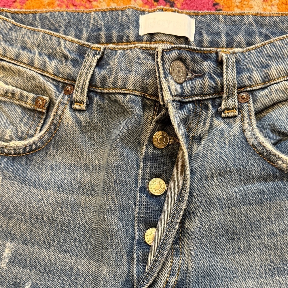 Boyish Light Blue Straight Leg Jeans - Picture 3 of 12